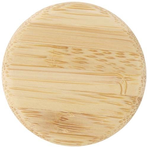 PF100830-3Lume 500 ml Flasche aus mattiertem Kalknatronglas mit Bambusdeckel  _ Ozeanblau