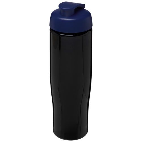 PF210040-14H2O Active® Tempo 700 ml Sportflasche mit Klappdeckel_ schwarz_blau PF210040-14H2O Active® Tempo 700 ml Sportflasche mit Klappdeckel_ schwarz_blau
