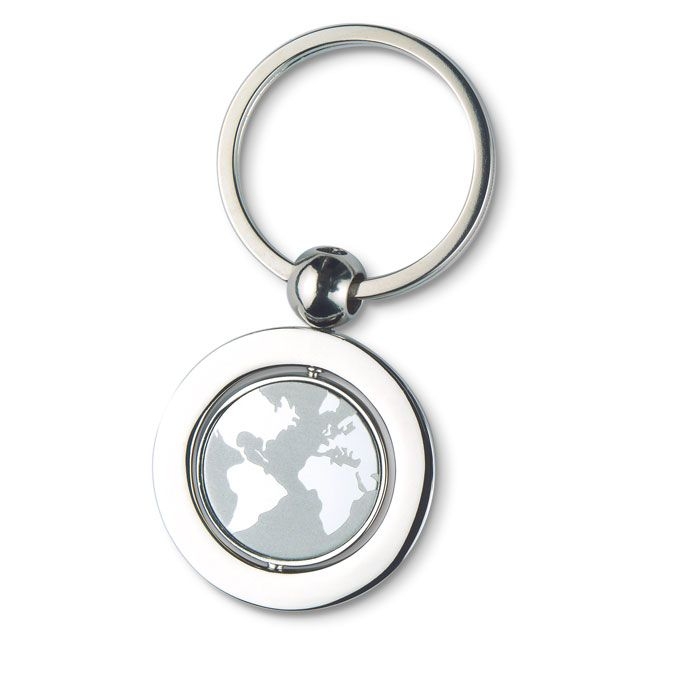KC6297Globy Schluesselring _ Weltkarte