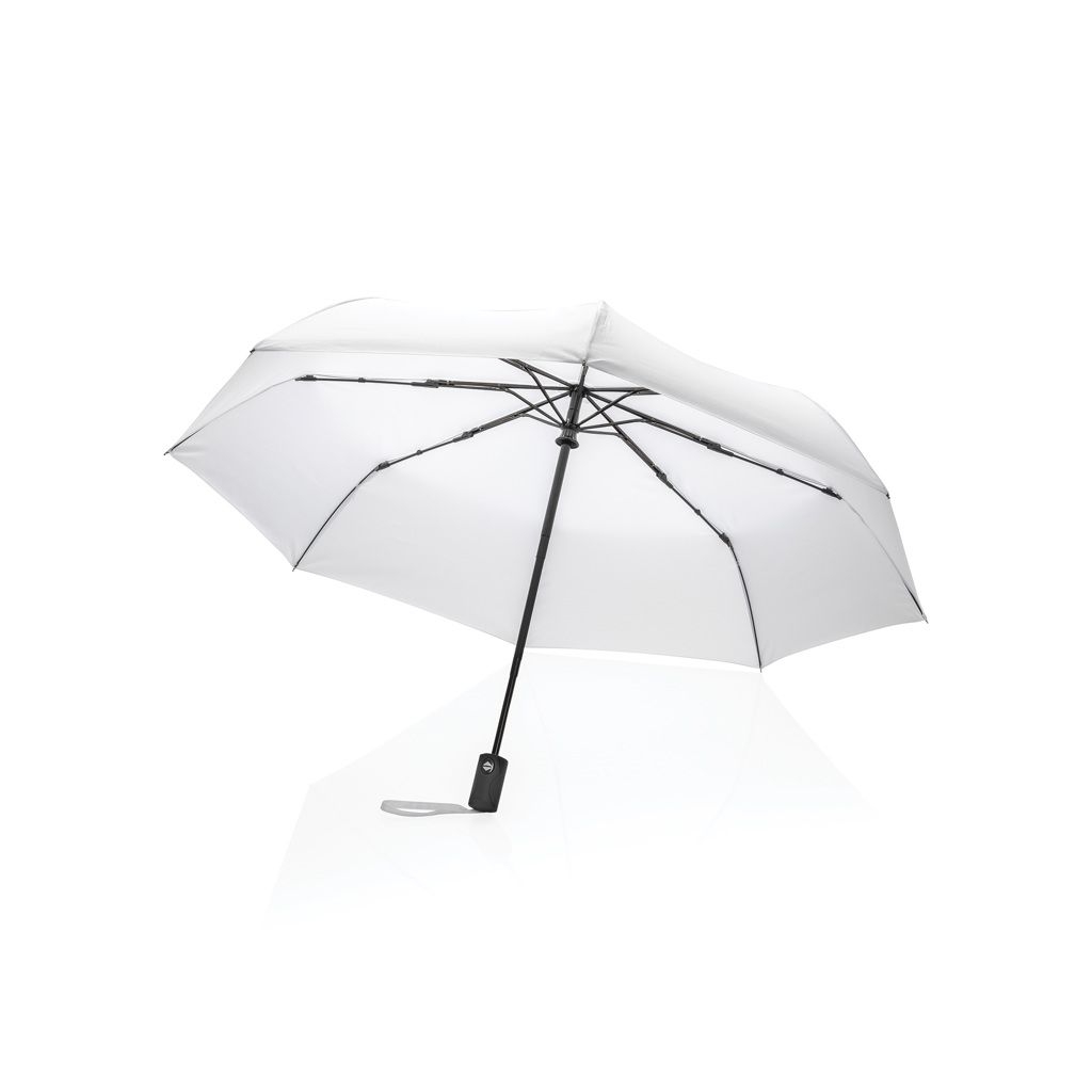XDP850.60-321_ Impact AWARE™ RPET 190T Mini-Schirm automatic open_close_ weiss