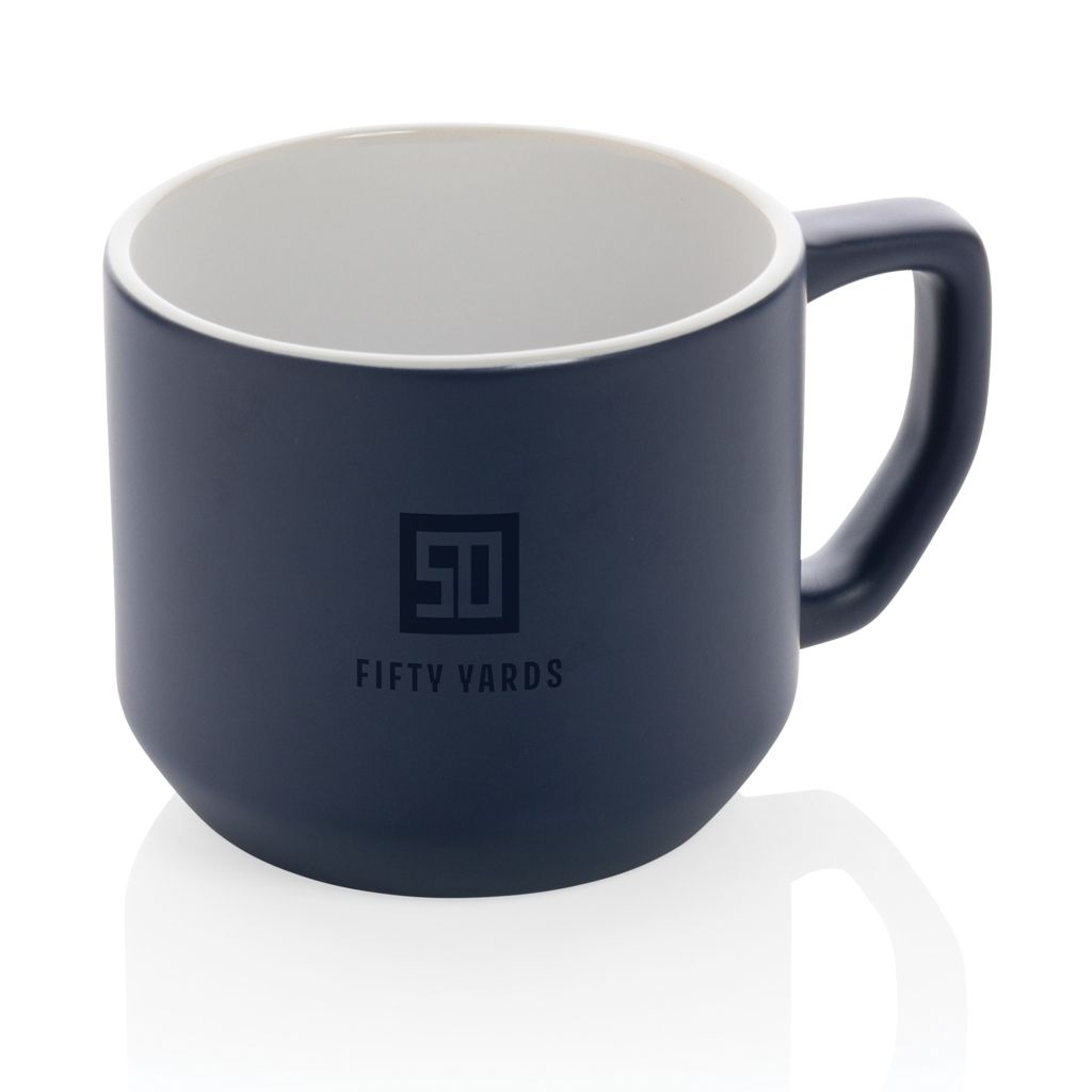 XDP434.04-5Moderne Keramiktasse_ 350ml_ navy blau