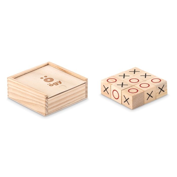 MO9493-40Tic Tac Toe Tic-Tac-Toe Spiel_ Holz