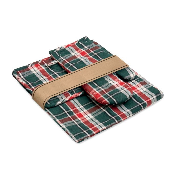 CX1598-99Santapron Kuechen-Set Baumwolle_ bunt