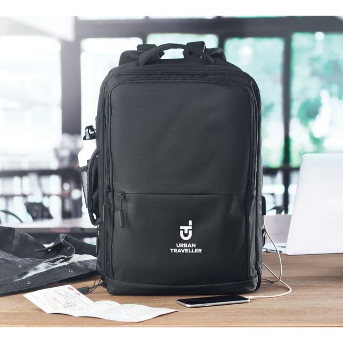 MO6901-03Sophis Rucksack 600D RPET_ Schwarz