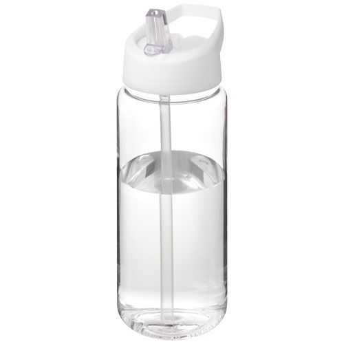 PF210446-8H2O Active® Octave Tritan™ 600 ml Sportflasche mit Ausgussdeckel_ transparent klar_weiss PF210446-8H2O Active® Octave Tritan™ 600 ml Sportflasche mit Ausgussdeckel_ transparent klar_weiss