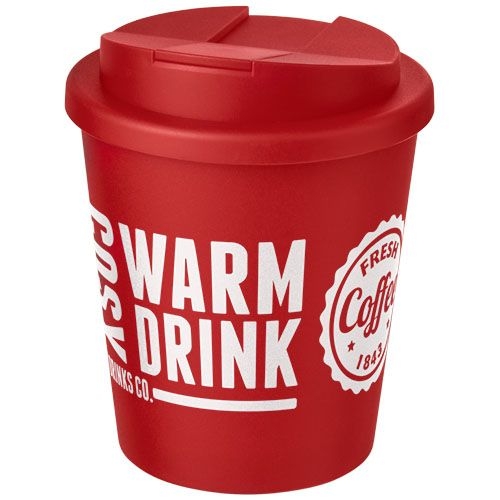 PF210699-10Americano® Espresso 250 ml Isolierbecher mit auslaufsicherem Schraubverschluss_ rot