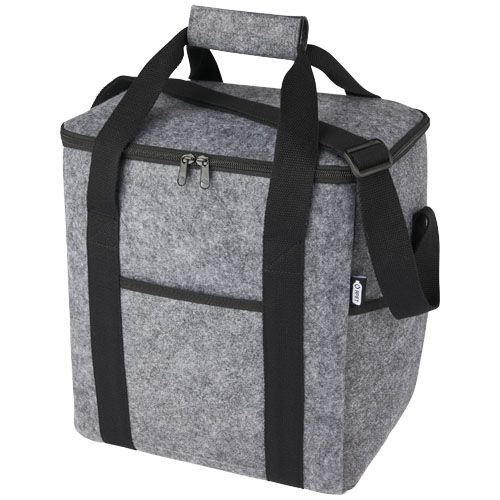 PF120667-1Felta Kuehltasche aus GRS-recyceltem Filz 21 L_ mittelgrau