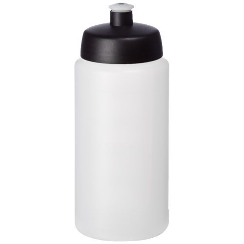 PF210687-16Baseline® Plus grip 500 ml Sportflasche mit Sportdeckel_ transparent_schwarz PF210687-16Baseline® Plus grip 500 ml Sportflasche mit Sportdeckel_ transparent_schwarz