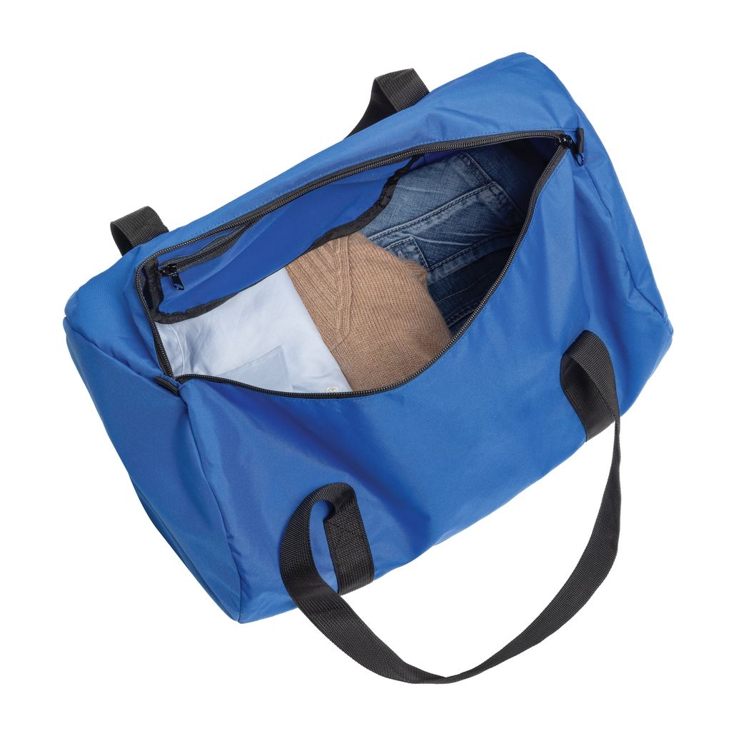 XDP763.18-05Dillon AWARE™ RPET faltbare Sporttasche_ Koenigsblau