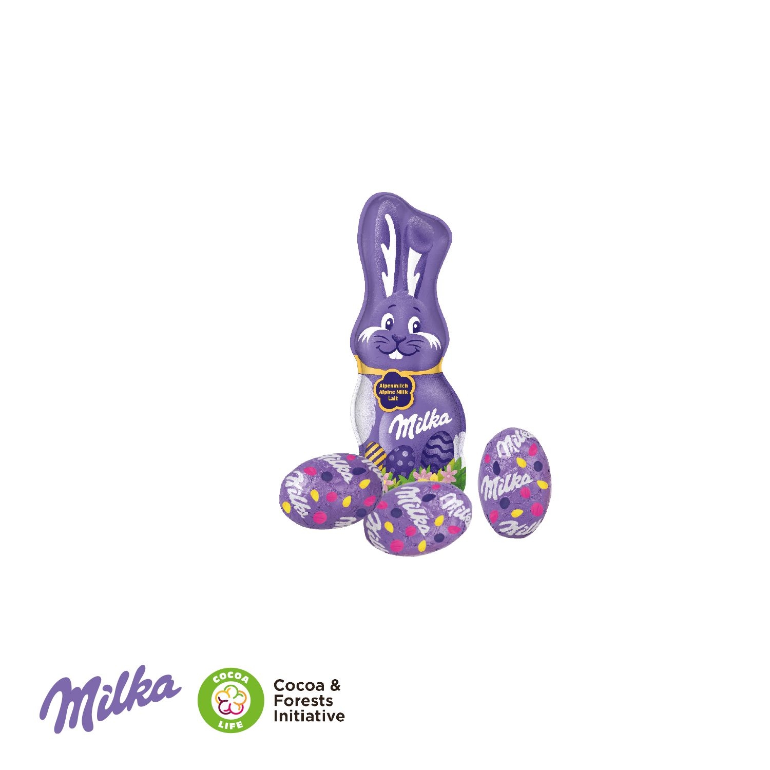 CD94524-01Osternest mit Schokolade von Milka_ Milka Schokomischung