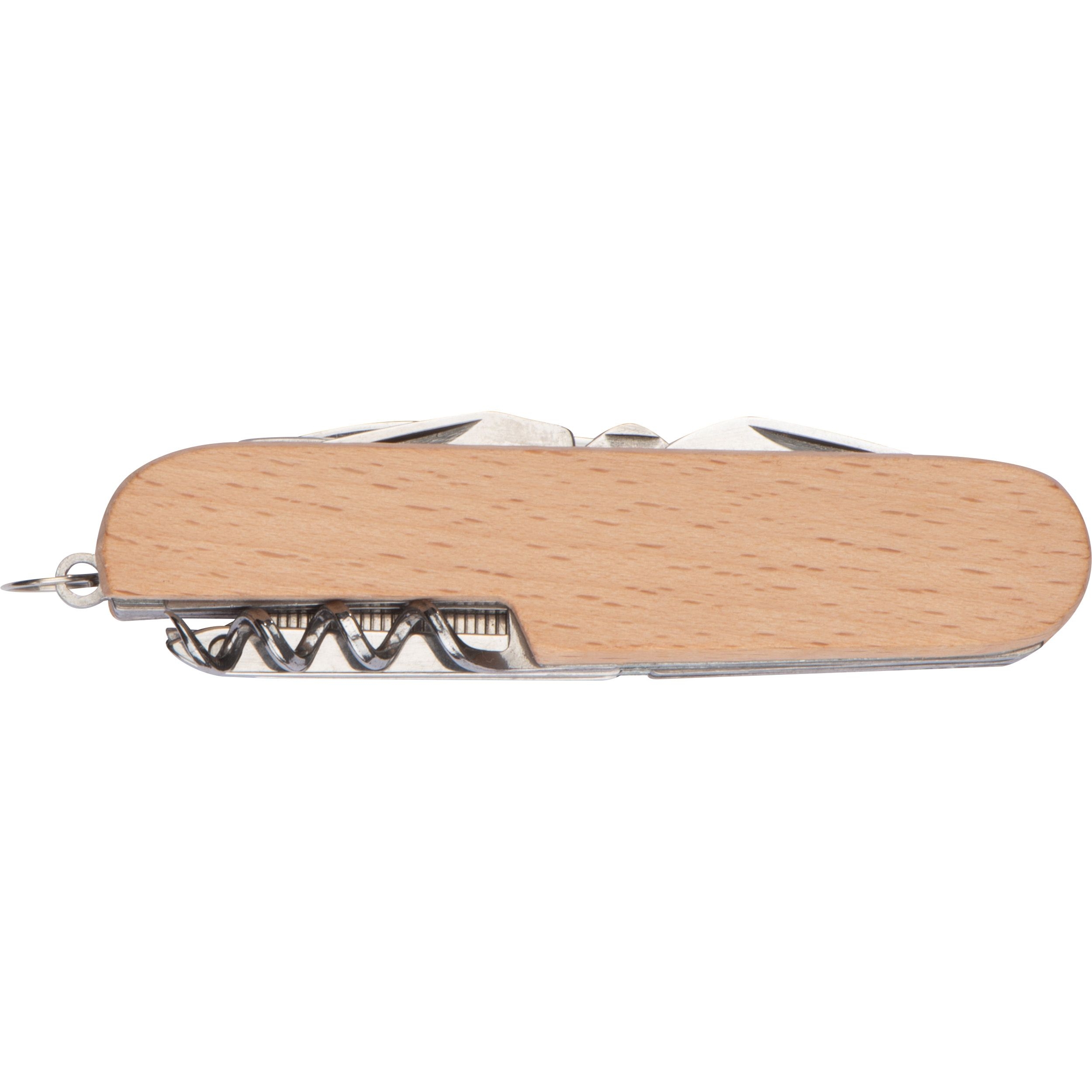 MA51899-13Taschenmesser aus Edelstahl mit Holzummantelung_ beige