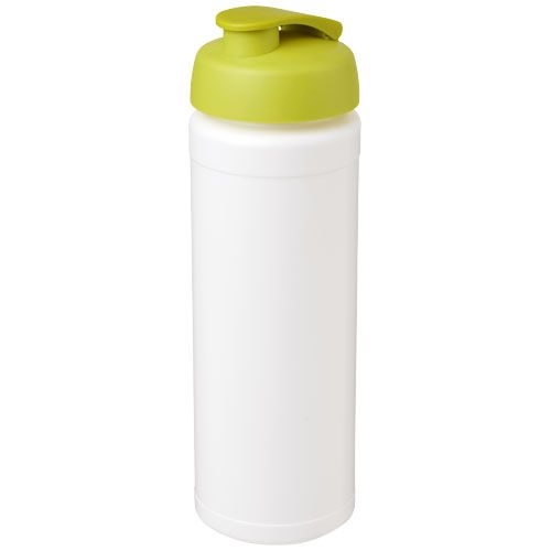 PF210074-5Baseline® Plus grip 750 ml Sportflasche mit Klappdeckel_ weiss_limone PF210074-5Baseline® Plus grip 750 ml Sportflasche mit Klappdeckel_ weiss_limone
