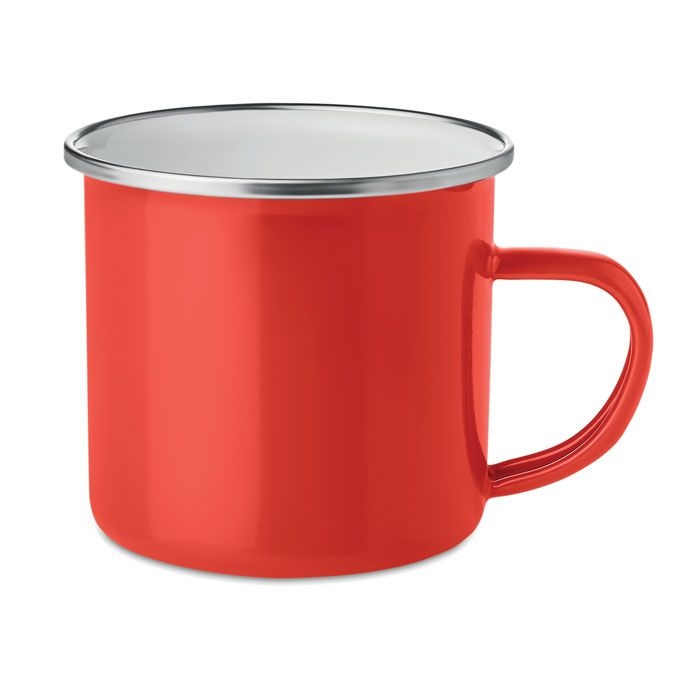 MO9756-05Plateado Vintage Kaffeebecher_ Rot