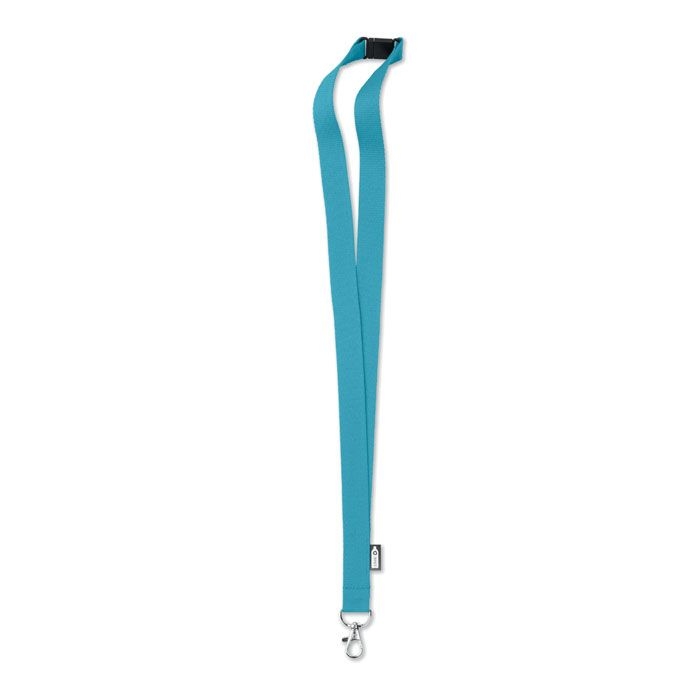 MO6100-12Lany Rpet Lanyard RPET 20mm_ tuerkis