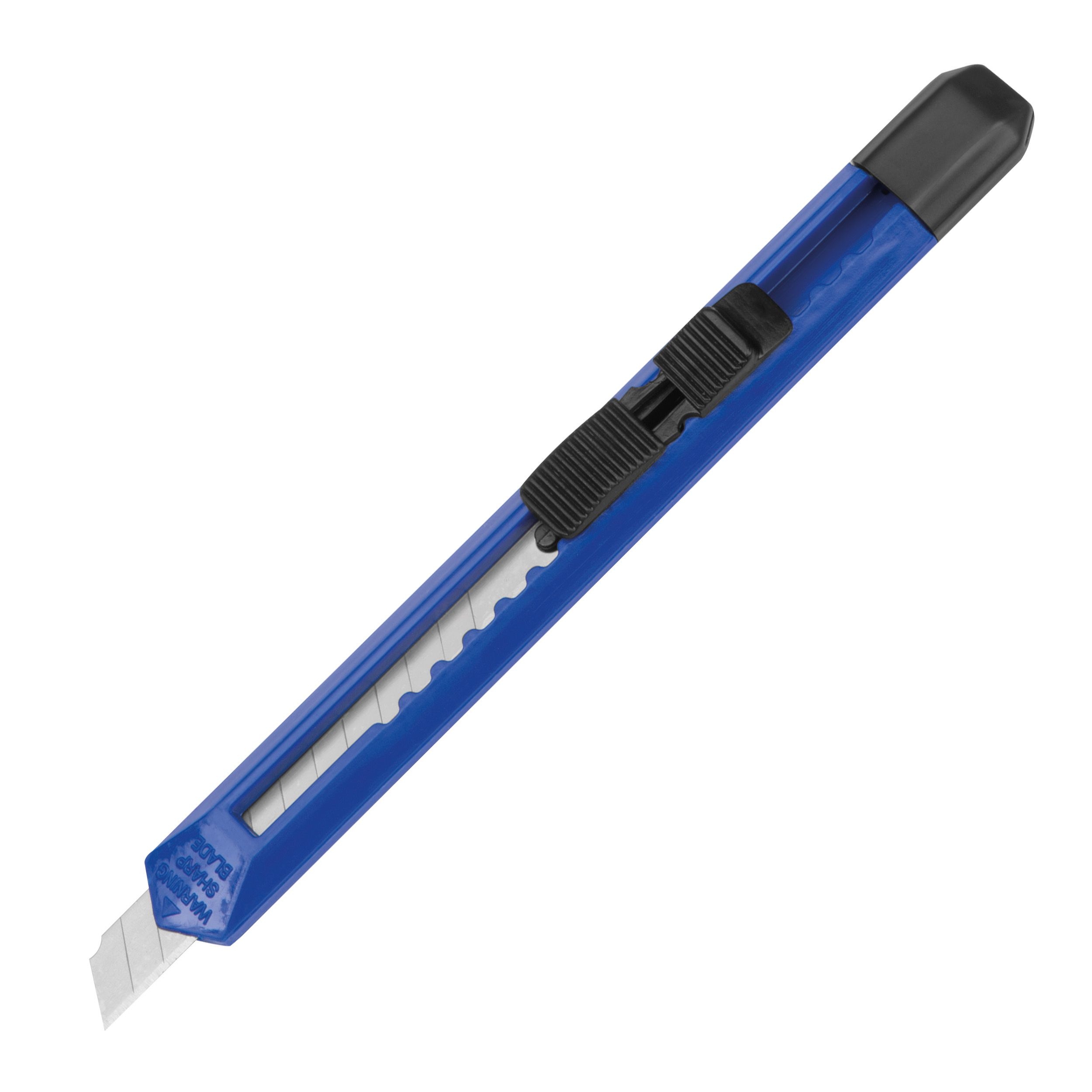 MA89003-04Schlankes Kartonmesser aus Kunststoff_ blau