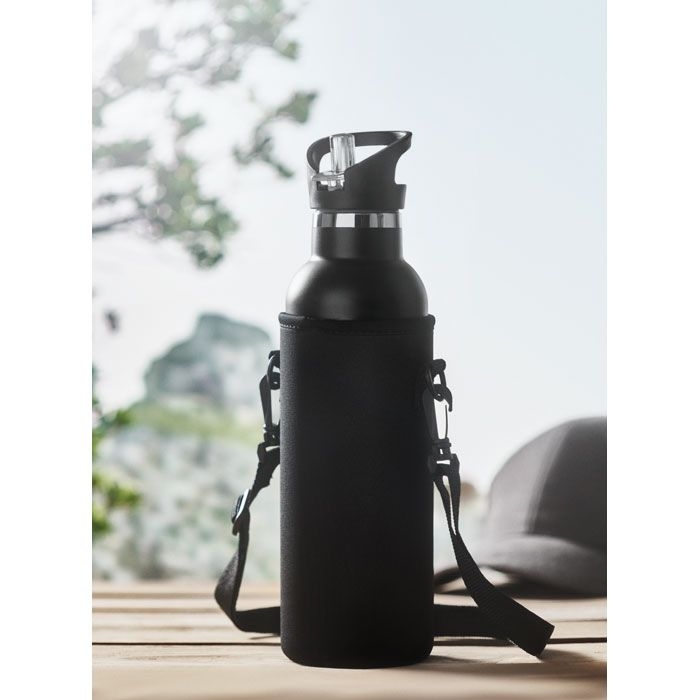 MO6366-03Tiksi Isolierflasche 700ml_ Schwarz
