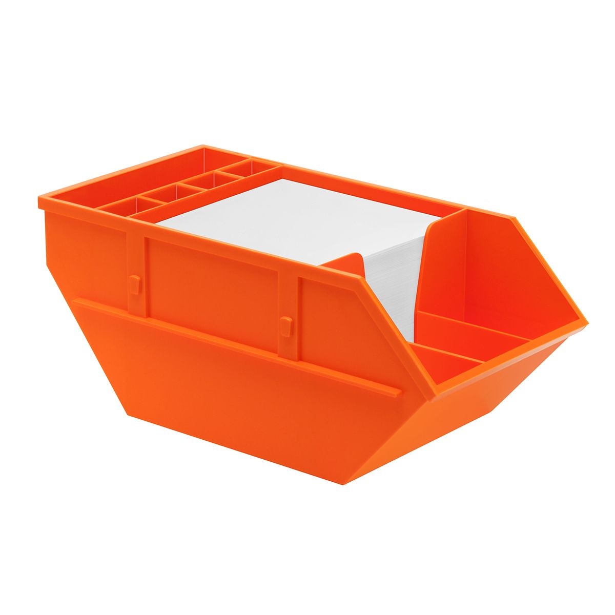 HE8625KPC-5Zettelbox mit Koecher _Container_ orange