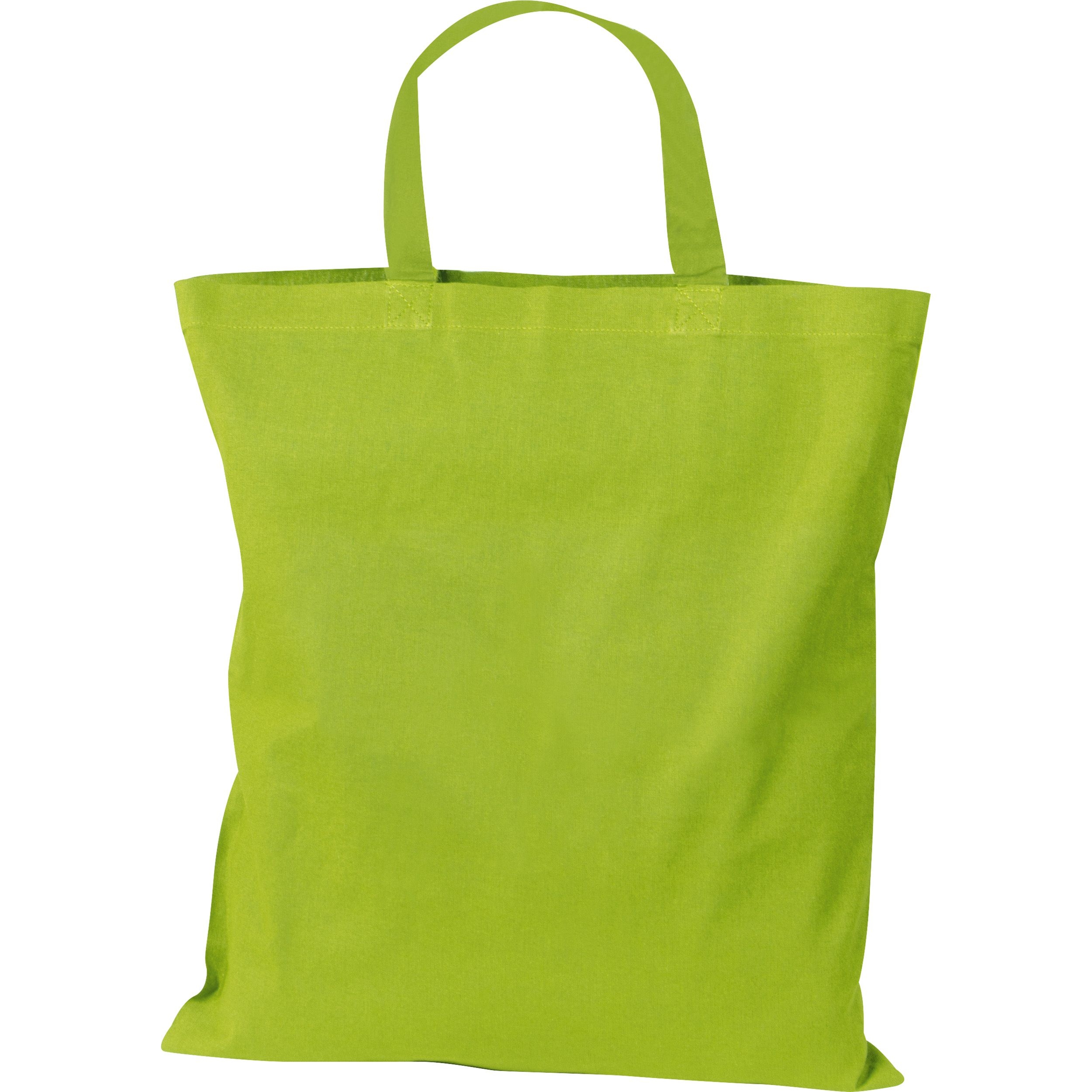 MA60680-29Baumwolltasche mit kurzen Henkeln _ apfelgruen MA60680-29Baumwolltasche mit kurzen Henkeln _ apfelgruen