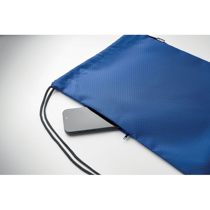 MO2920-37Daykit Beutel mit Kordelzug 420D RPET_ koenigsblau