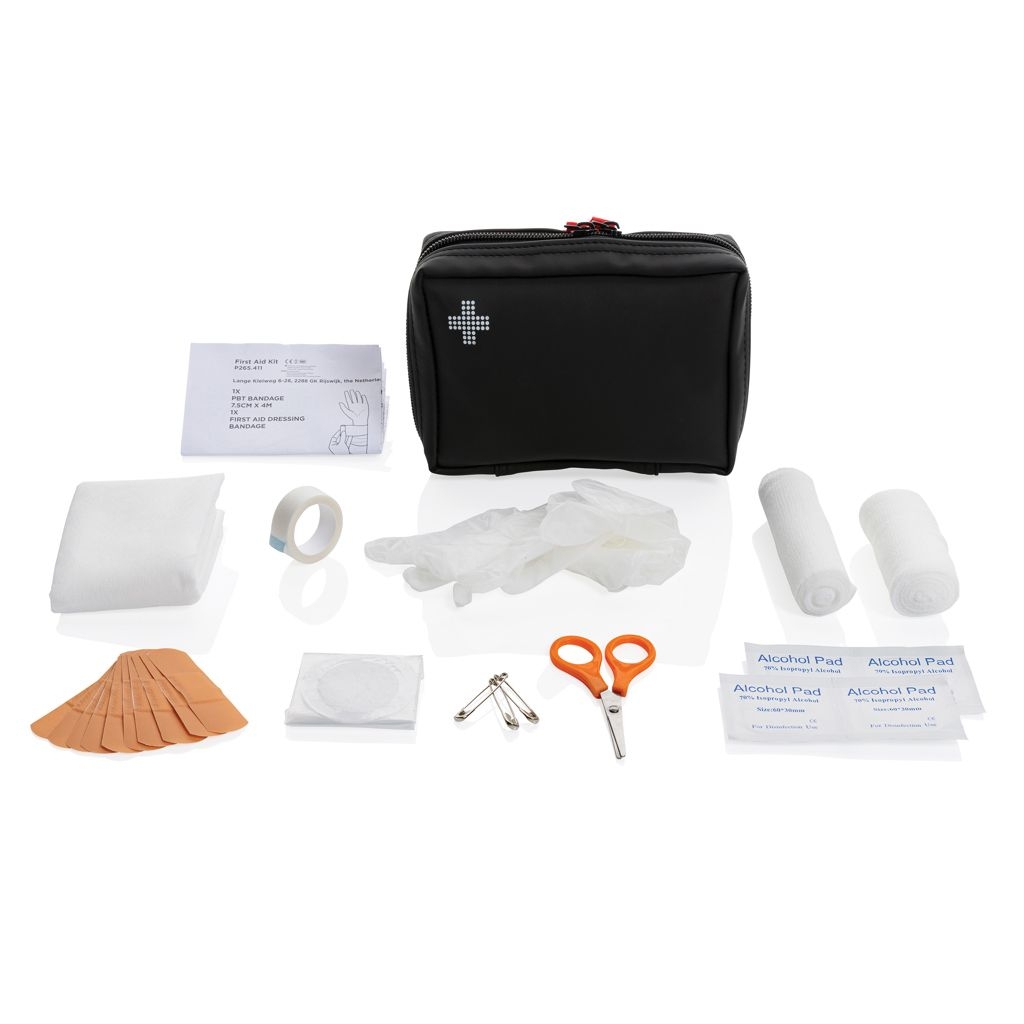 XDP265.41Erste-Hilfe-Set in RCS recycelter Nubuk-PU Tasche