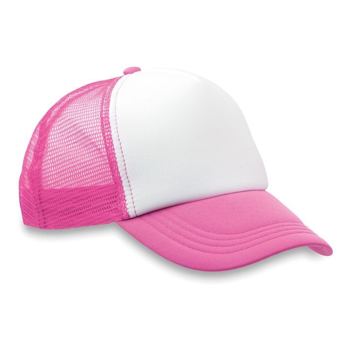 MO8594-72Trucker Cap Truckers Cap_ Neon Fuchsia