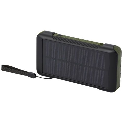 PF124346Soldy 10.000 mAh Solardynamo-Powerbank aus recyceltem GRS Kunststoff