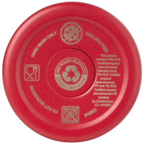 PF100802-6Sydney 1200 ml doppelwandiger RCS-zertifizierter Kupfer-Vakuum Isolierbecher mit Strohhalm_ rot