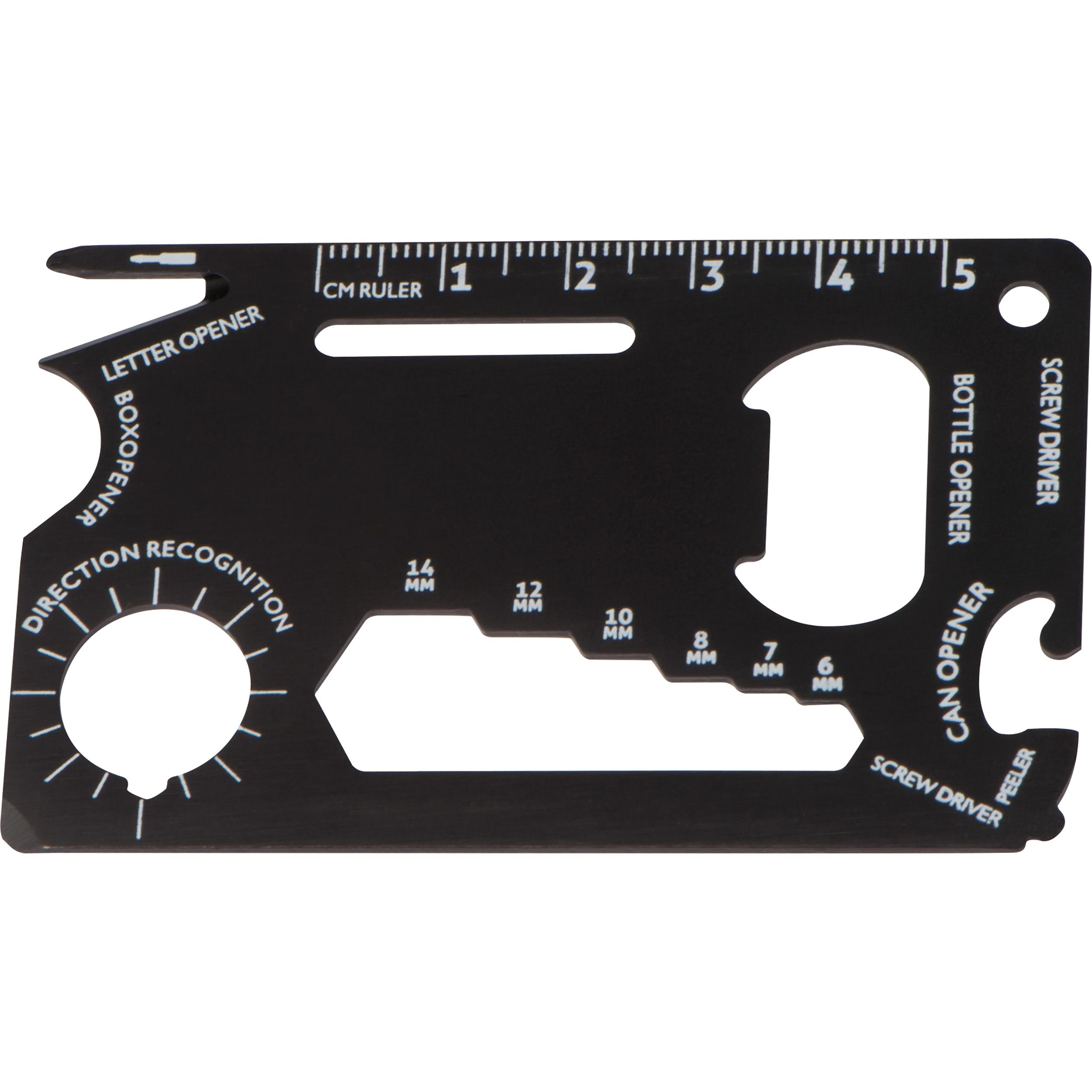 MA90734-03Survival Kofferanhaenger aus Aluminium_ schwarz