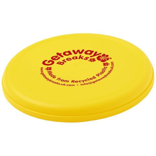 PF127029-2Orbit Frisbee aus recyceltem Kunststoff_ gelb