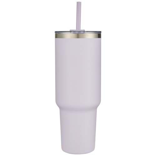 PF100802-2Sydney 1200 ml doppelwandiger RCS-zertifizierter Kupfer-Vakuum Isolierbecher mit Strohhalm_ fliederf