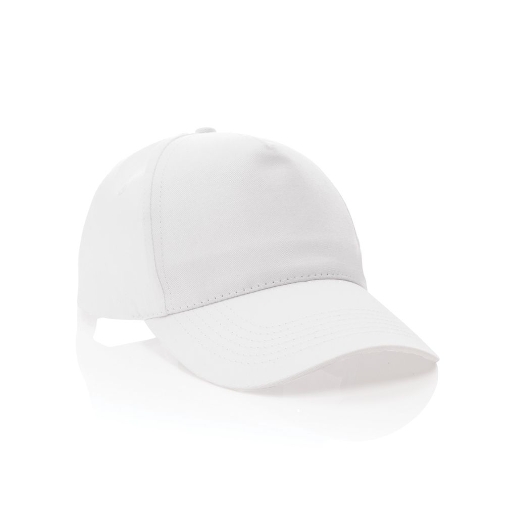 XDP453.33-3Impact 5 Panel Kappe aus 190gr rCotton mit AWARE™ Tracer_ weiss