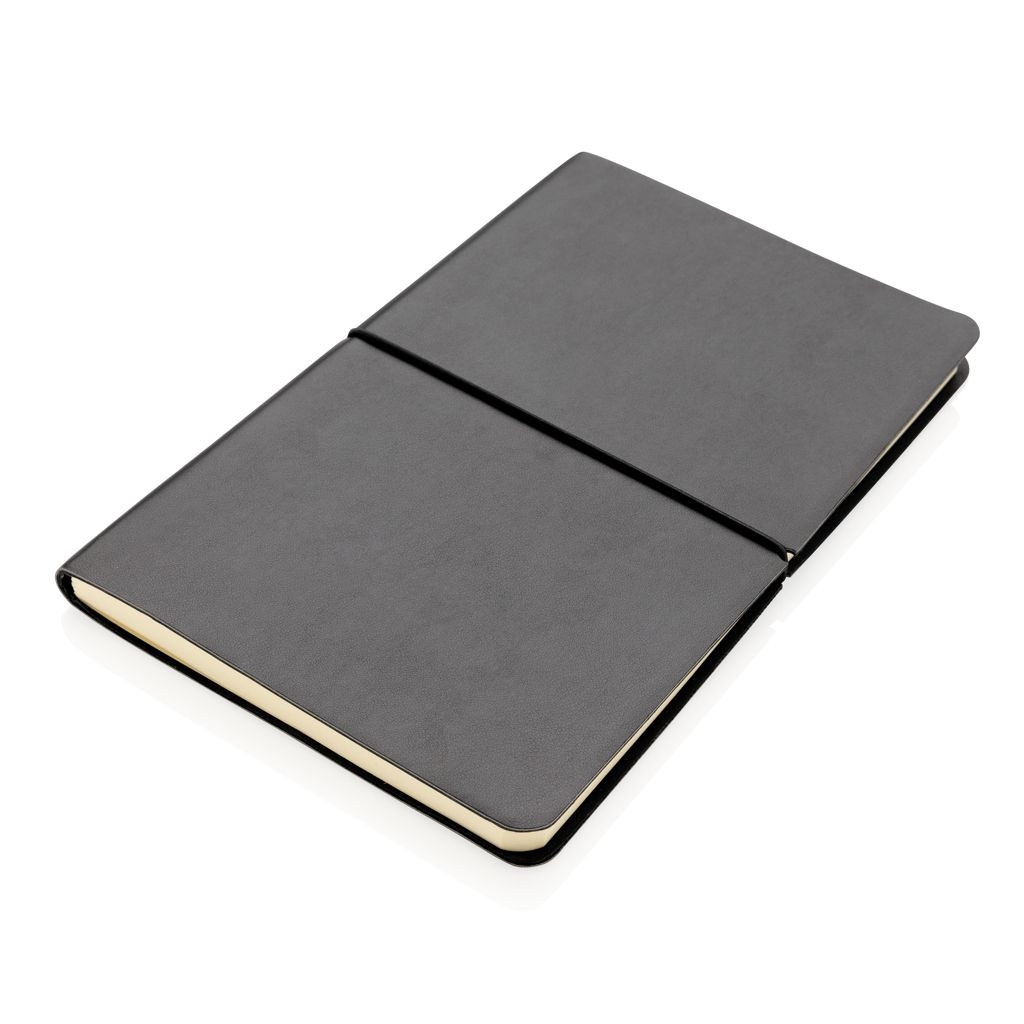 XDP774.22-1Modern Deluxe Softcover A5 Notizbuch_ schwarz