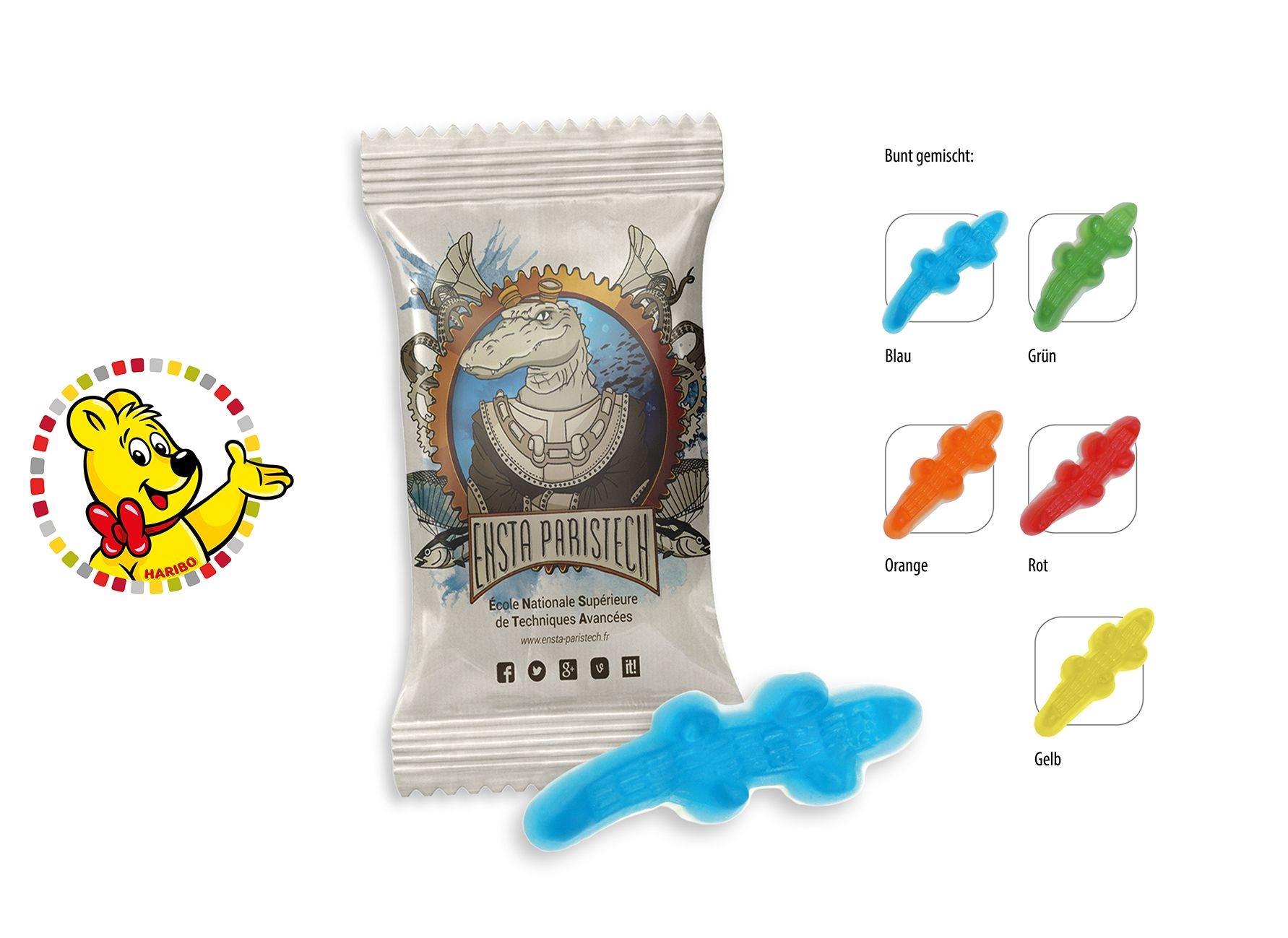 SW0791-2HARIBO Croco Werbetuete_HARIBO Croco_ Folie transparent