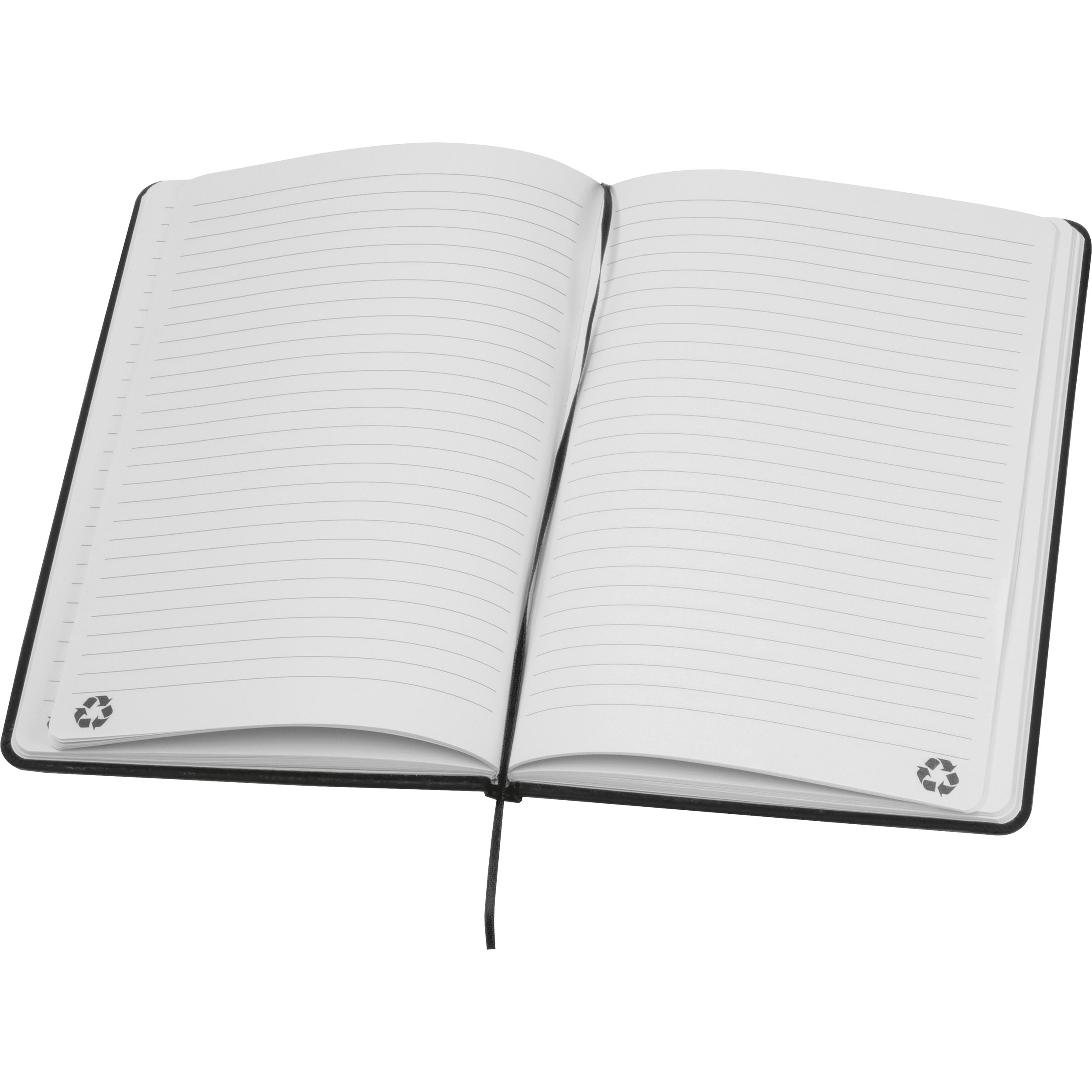 MA25261-03A5 Notizbuch aus recyceltem Papier DOMINIK_ schwarz