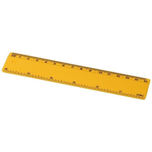 PF210536-7Renzo 15 cm Kunststofflineal_ gelb PF210536-7Renzo 15 cm Kunststofflineal_ gelb
