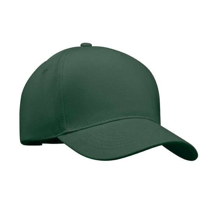 MO6875-60Long Beach Singa Baseball cap 5 panels 260g_m²_ dunkelgruen
