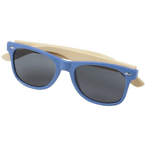 Sun Ray Bambus Sonnenbrille, Process Blue