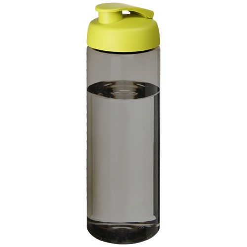 PF210483-3H2O Active® Eco Vibe 850 ml Sportflasche mit Klappdeckel_ kohle_limone PF210483-3H2O Active® Eco Vibe 850 ml Sportflasche mit Klappdeckel_ kohle_limone