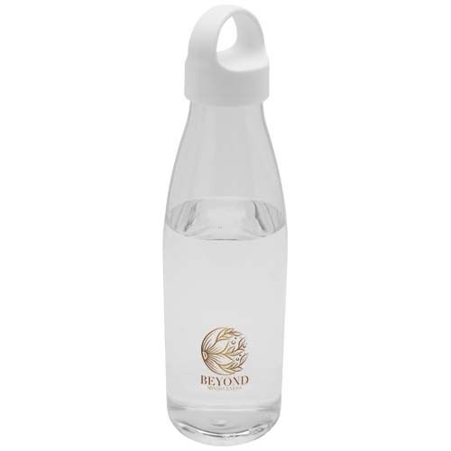 PF100835-1Bergen Trinkflasche aus recyceltem Kunststoff 800 ml_ transparent klar