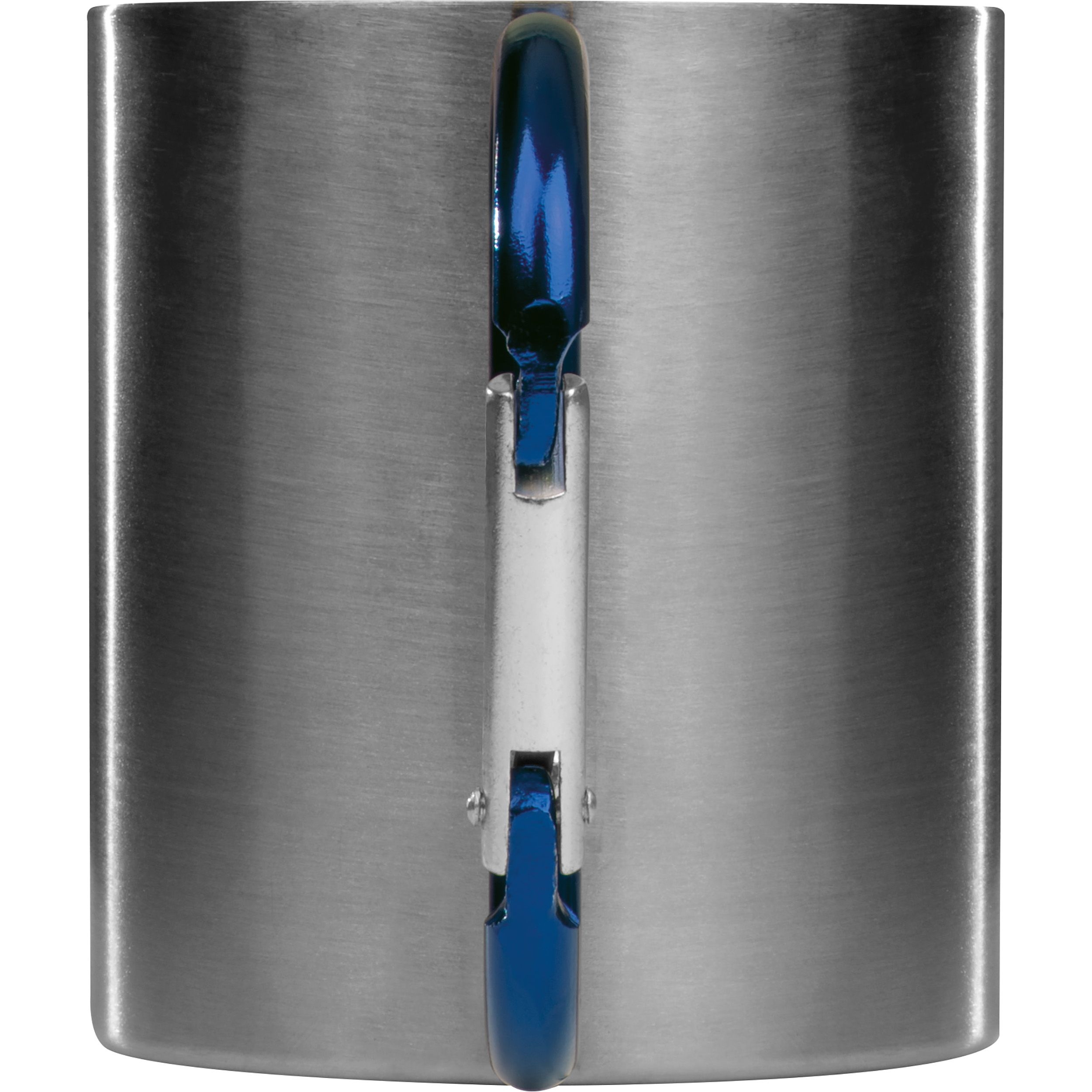 MA81367-04Tasse aus Metall mit Karabinerhaken_ 200ml_ blau