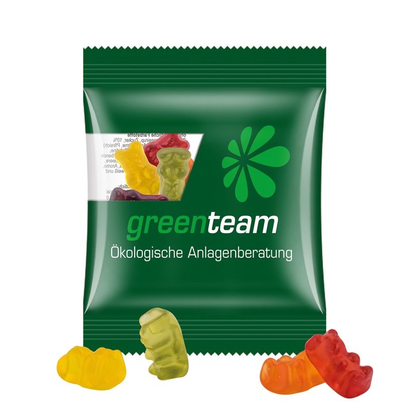 JG15070-2Minituete 12 g Trolli vegane Fruchtgummi Baerchen_ Vegane Gummibaerchen_ transparente Folie