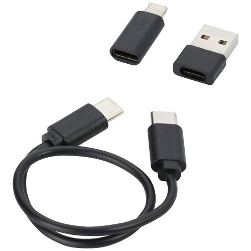 PF124362-2Whiz recyceltes modulares Ladekabel _ schwarz