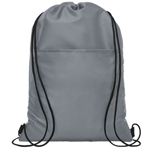 PF120495-11Oriole Kuehltasche mit Kordelzug 5L_ grau