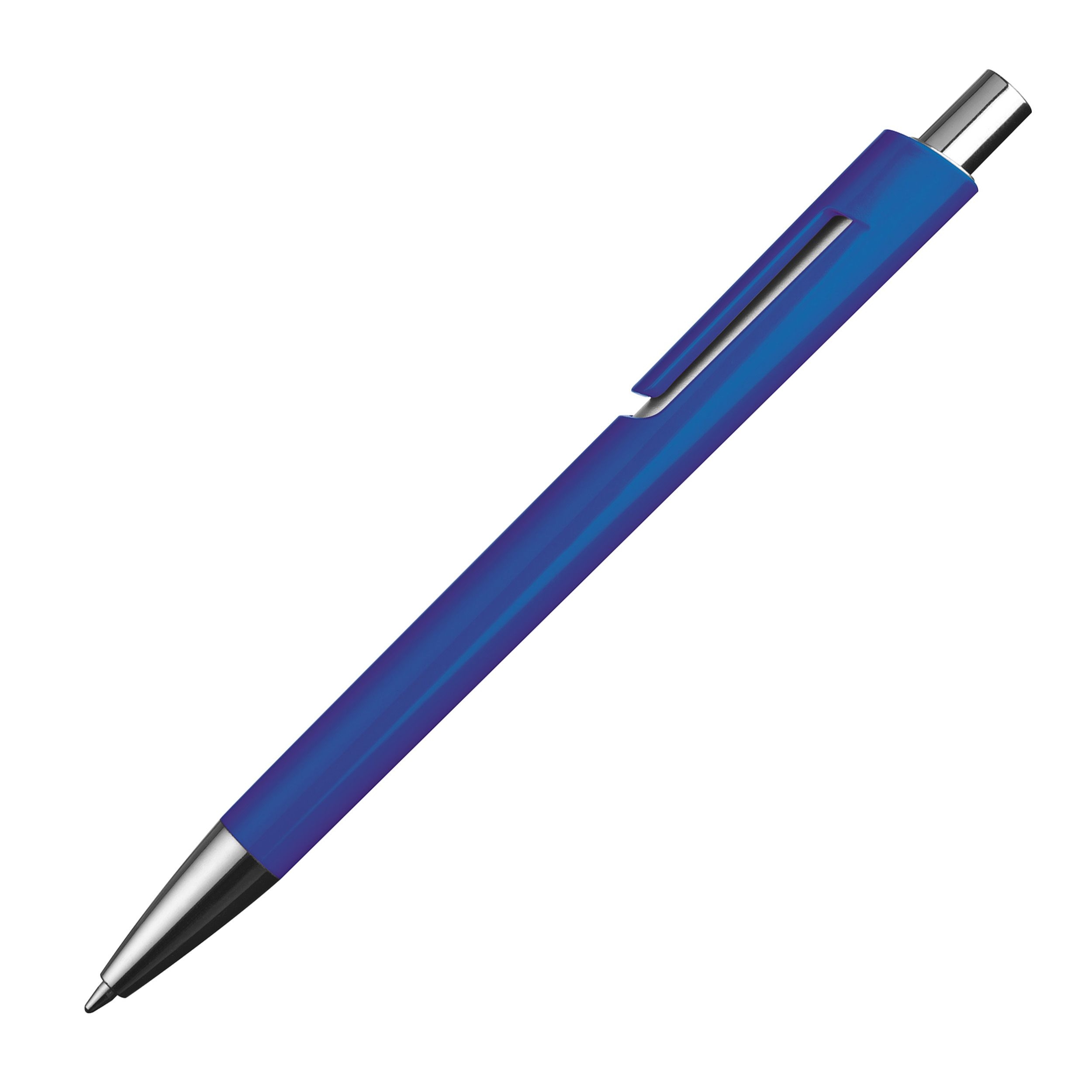 MA13538-04Kugelschreiber mit silbernen Applikationen_ blau