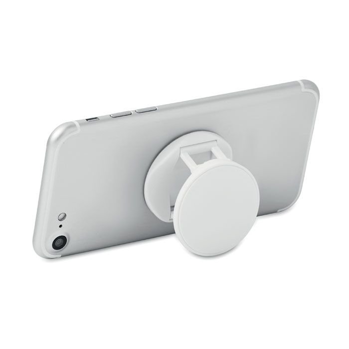 MO9760-06Dot Runder Smartphone Halter_ Weiss