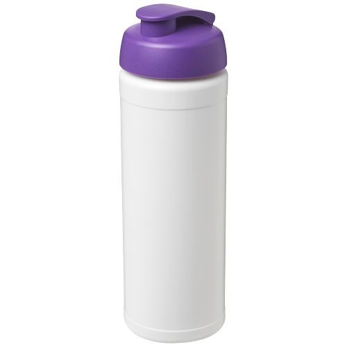 PF210070-10Baseline® Plus 750 ml Flasche mit Klappdeckel_ weiss_lila PF210070-10Baseline® Plus 750 ml Flasche mit Klappdeckel_ weiss_lila