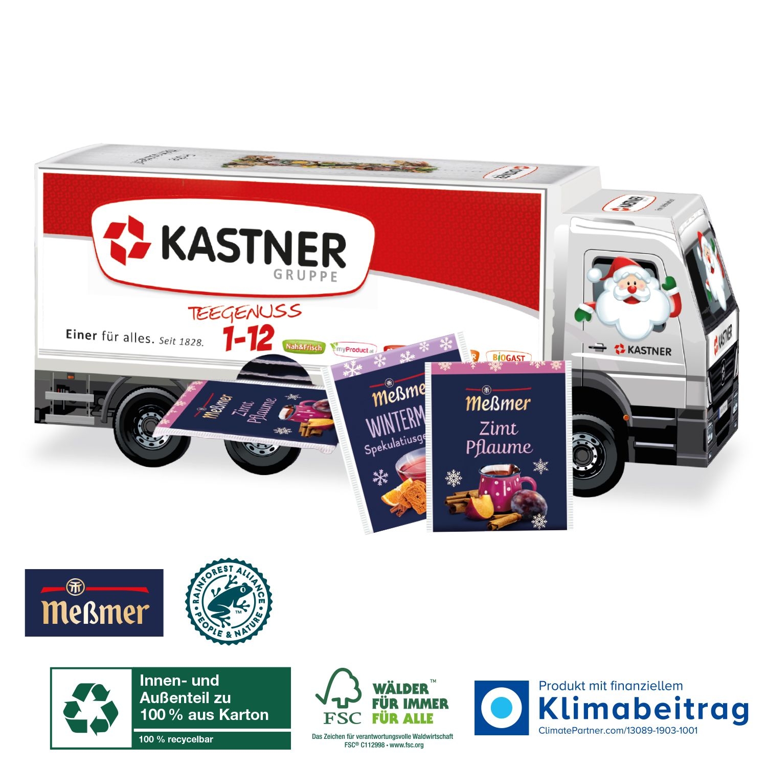 CD95221Adventskalender Messmer „Tee-LKW“
