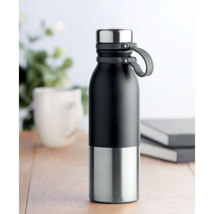 MO9539-03Iceland Isolierflasche  600 ml_ Schwarz