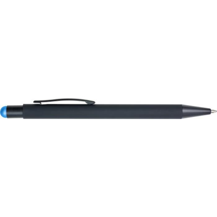Kugelschreiber aus Aluminium Formentera, Hellblau