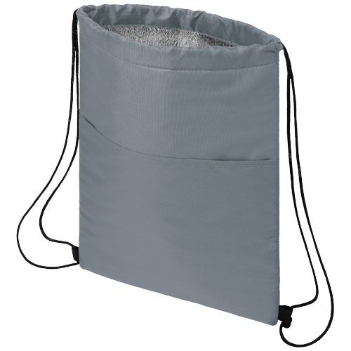 PF120495-11Oriole Kuehltasche mit Kordelzug 5L_ grau
